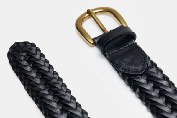 Gürtel>MORJAS The Belt BlackBraided