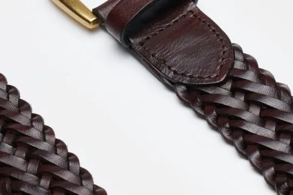 Gürtel>MORJAS The Belt BrownBraided