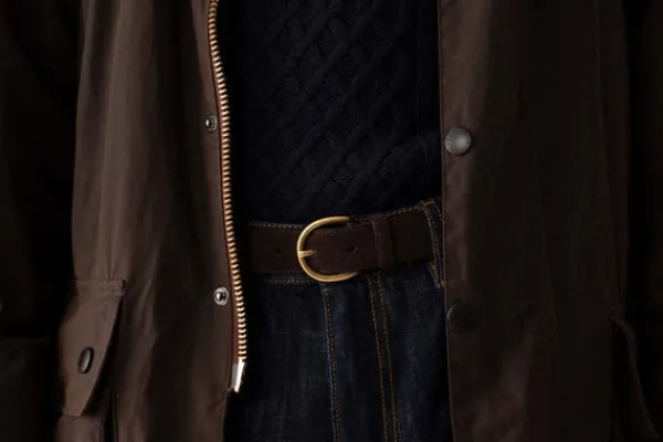 Gürtel>MORJAS The Belt BrownSuede