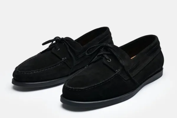 Boat Shoes>MORJAS The Boat Shoe BlackSuede