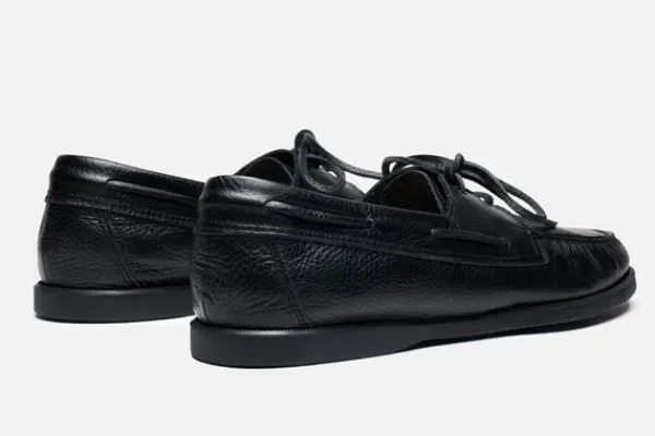 Boat Shoes>MORJAS The Boat Shoe BlackGrain