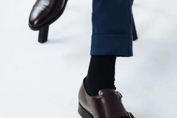 Monk Strap>MORJAS The Double Monkstrap BurgundyCalf