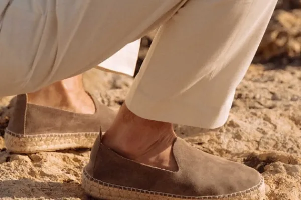 Espadrille>MORJAS The Espadrille TaupeSuede