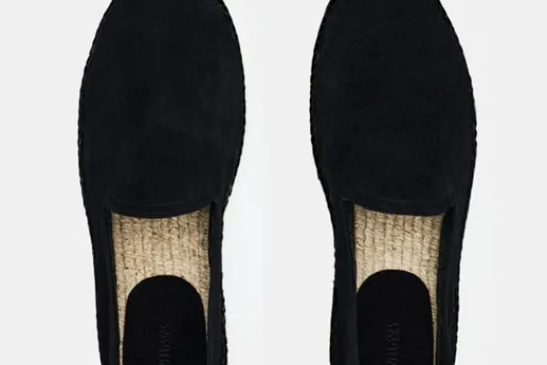 Espadrille>MORJAS The Espadrille AllBlackSuede