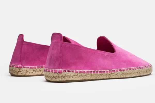Espadrille>MORJAS The Espadrille CeriseSuede