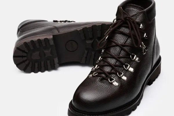 Stiefel>MORJAS The Hiking Boot BrownGrain