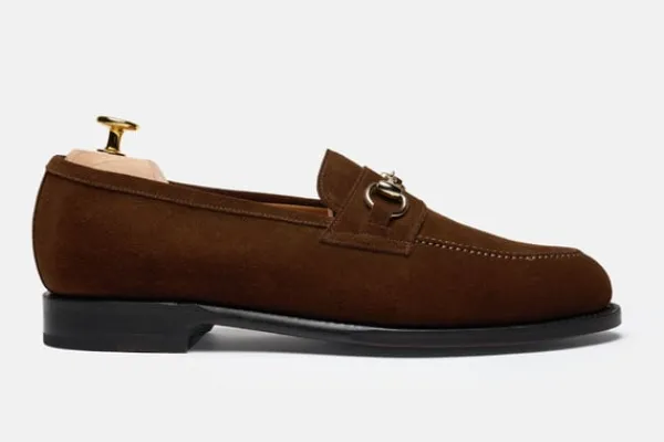 Loafers>MORJAS The Horsebit Loafer MediumBrownSuede