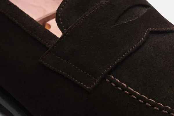 Loafers>MORJAS The Penny Loafer BrownSuede