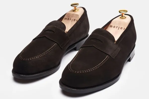 Loafers>MORJAS The Penny Loafer BrownSuede