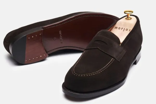 Loafers>MORJAS The Penny Loafer BrownSuede