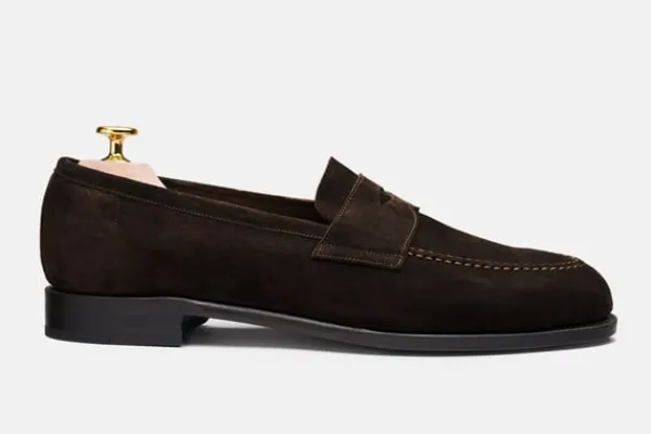 Loafers>MORJAS The Penny Loafer BrownSuede