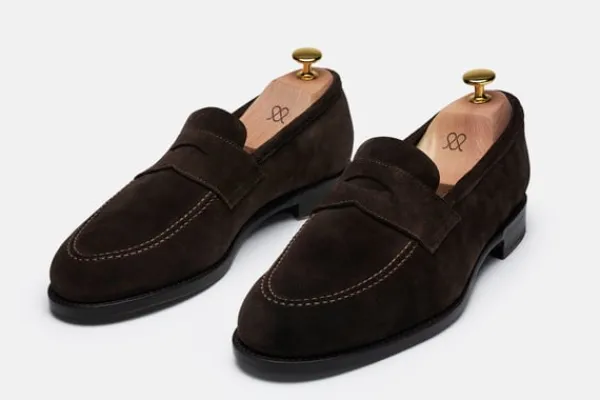 Loafers>MORJAS The Penny Loafer BrownSuede
