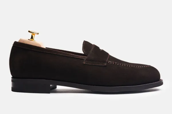 Loafers>MORJAS The Penny Loafer BrownSuede