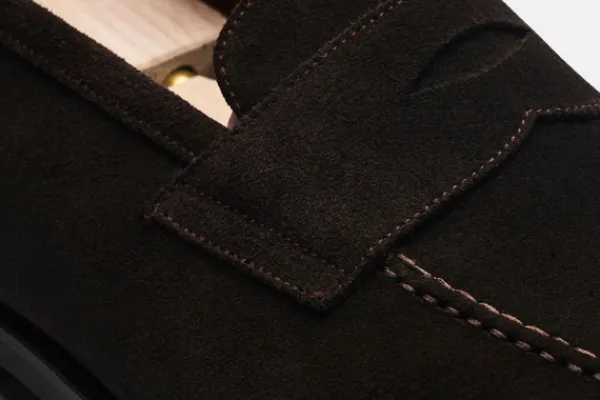 Loafers>MORJAS The Penny Loafer BrownSuede