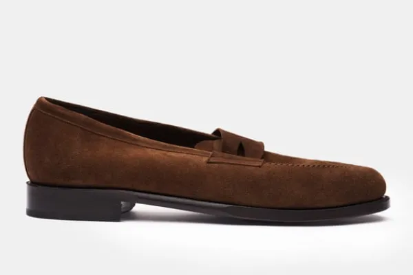 Loafers>MORJAS The Penny Loafer MediumBrownSuede