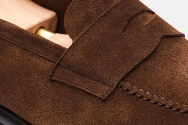 Loafers>MORJAS The Penny Loafer MediumBrownSuede