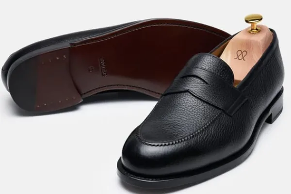 Loafers>MORJAS The Penny Loafer BlackGrain