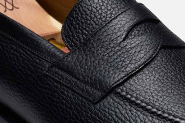 Loafers>MORJAS The Penny Loafer BlackGrain