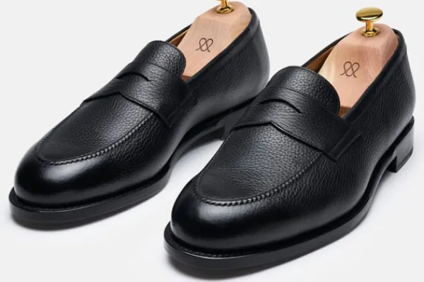 Loafers>MORJAS The Penny Loafer BlackGrain