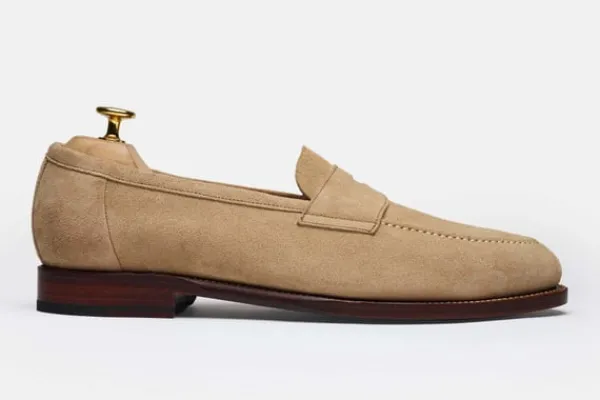 Loafers>MORJAS The Penny Loafer SandSuede