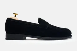 Loafers>MORJAS The Penny Loafer BlackSuede