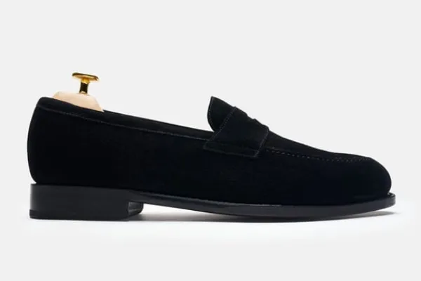 Loafers>MORJAS The Penny Loafer BlackSuede