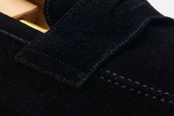 Loafers>MORJAS The Penny Loafer BlackSuede