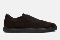Sneaker>MORJAS The Sneaker 02 AllDarkBrownSuede