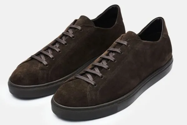 Sneaker>MORJAS The Sneaker 02 AllDarkBrownSuede