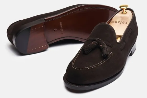 Loafers>MORJAS The Tassel Loafer BrownSuede