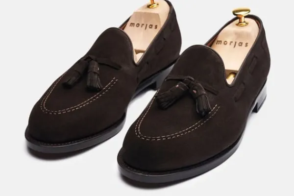 Loafers>MORJAS The Tassel Loafer BrownSuede