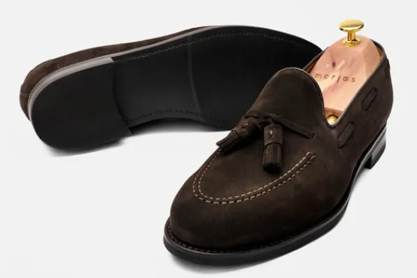 Loafers>MORJAS The Tassel Loafer BrownSuede